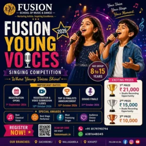 Fusion Young Voices 2026 – Singing Competition Registration
